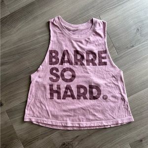 Pure Barre “Barre So Hard” Tank!